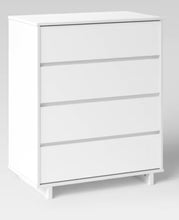 Modern 4 Drawer Dresser Pure White - Room Essentials! (NEW IN BOX)