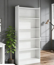 WHITE 6-TIER BOOKCASE, WHITE! (NEW IN BOX)