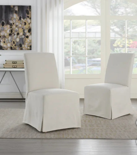 Clare Slipcover Dining Chair, 3-pack! (NEW IN BOX!)

-Brand new