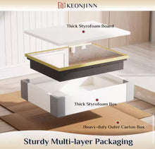 30 in. W x 32 in. H Rectangular Gold Metal Framed Beveled Surface Mount/Recessed Medicine Cabinet with Mirror!! NEW IN BOX!!