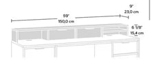 Clifford Place Grand Walnut Organizer Hutch, 59”Wide! (NEW IN BOX) - (WORKS ON DESKS & BUFFET CABINETS!)