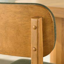 Better Homes & Gardens Juliet Dining Chairs 2 Pack, Light Honey Finish and Olive Green!! NEW IN BOX!!
