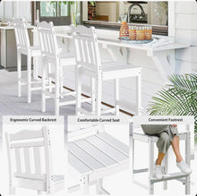 Lark Manor Outdoor 44" Bar Chair, Adirondack Bar Stools Set Of 2 - WE DO NOT SHIP!!