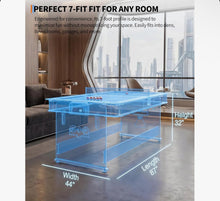 7' 3-in-1 Multi-Game Table with Air Hockey, Billiards & Ping Pong, Full Accessories Included, Flip-Top Design for Game Room, Basement, and Family Fun