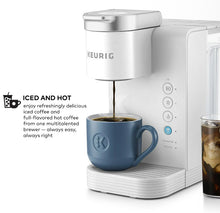 Keurig K-Express Essentials Plus, Iced and Hot Single-Serve K-Cup Pod Coffee Maker, White!! NEW IN BOX!!