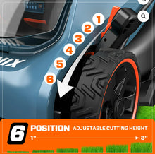 SENIX 40V Brushless  16in Deck Battery Lawn Mower, 15in Cutting Blade, 2-in-1 Mulching & Bagging Cordless Push Mower,  6-Position  Adjustment, LPPX2-M4- new in box
