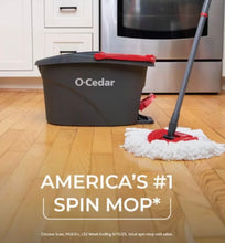 O-Cedar EasyWring Spin Mop and Bucket System: Portable, Non-Abrasive, Reusable, Extendable Handle! (NEW)