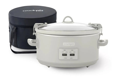 Crock-Pot 7-Quart Cook and Carry Programmable Slow Cooker with Carry Bag!! BRAND NEW!!