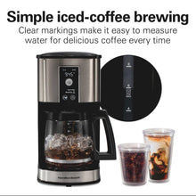 Hamilton Beach 12Cup Programmable Hot & Iced Coffee Maker: Electric Drip Machine, 950W, Dishwasher-Safe Parts!! BRAND NEW!!