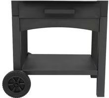 Karl Home 25.98 in. Wood Fired Outdoor Pizza Oven in Black! (NEW IN BOX)