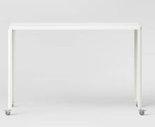 45" Rolling Metal Computer Desk Chalk White - Room Essentials! (NEW IN BOX)