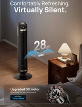 DREO Nomad 36" Quiet Bladeless Oscillating Tower Fan Black/Silver! (NEW)