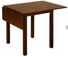 Buylateral Austin Compact Solid Wood Drop Leaf Extendable Dining Table Espresso! (NEW IN BOX - DINING TABLE ONLY)