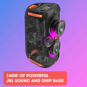 JBL Partybox 110 - Portable party speaker with 160W powerful sound, built-in lights and splashproof design - Black!! NEW!!