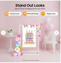 39.37 in. x 29.52 in. Metal Wedding Welcome Sign Arch Stand Arbor- new