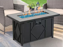 HeatMaxx 42 in. 60,000BTU Fire Pit Propane Gas Fire Pit Table Rectangular Tabletop!! NEW IN BOX!!