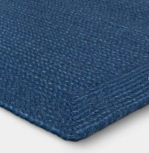 5'x7' Natural Woven Rectangular Braided Outdoor Area Rug Blue! (NEW)