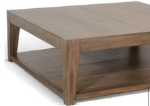 Benjara 48.03 in. Brown Square Wood Coffee Table with Caster Wheels! (NEW IN BOX!)