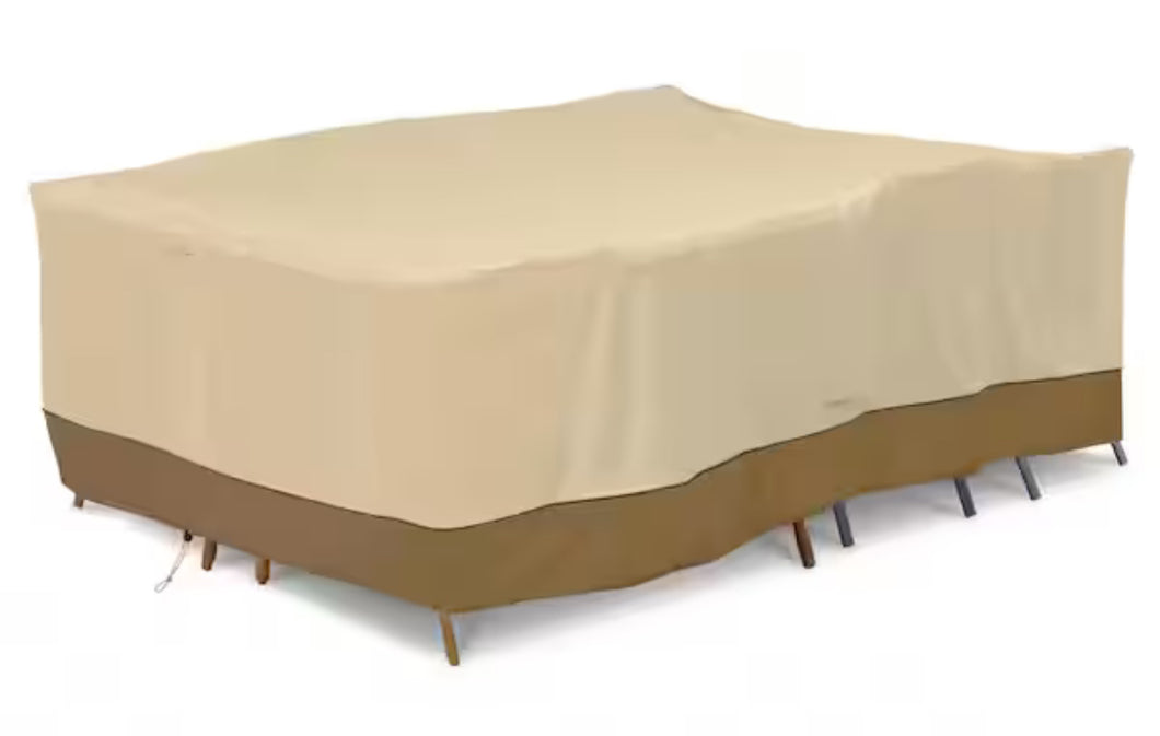Veranda 140 in. L x 70 in. D x 35 in. H Full Coverage General Purpose Patio Furniture Cover! (BRAND NEW)