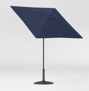 6' Square Outdoor Patio Market Umbrella with Black Pole - Threshold! (NEW)