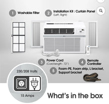 LG 18,000 BTU 1,000 Sq ft 230V Window Air Conditioner, LW1824RD- new - open box