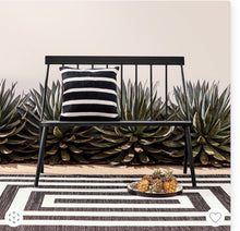 Windsor Metal Stack Patio Bench from Threshold- new!