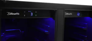Silhouette Dual Zone 23.81 in. Wide 60 beverage cans and 27 bottles of wine Built-in Beverage Center in Stainless Steel! (BRAND NEW)