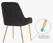 Maulsby Tufted Velvet Dining Chair