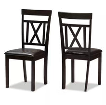 Rosie Dark Brown Faux Leather Dining Chair (Set of 2)!

-Brand new in the box