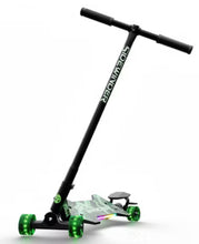 Melo SideWinder Kick Scooter - Green: Steel & Aluminum Frame, Lights Up! (NEW IN BOX)