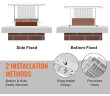 VEVOR
Chimney Cap 9 in. x 9 in. 304 Stainless Steel Fireplace Chimney Cover Fits Mesh Flue Covers Outside, Silver- new!