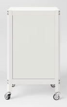 Metal Rolling Locker Storage Cabinet with Lock, White! (NEW)