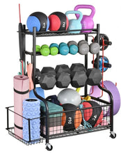 Mythinglogic Dumbbell Rack, Home Gym Storage Sports Weight Rack for Dumbbells, Kettlebells Yoga Mat and Balls! (NEW IN BOX)