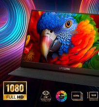 Lifelong Portable Monitor 15.6" 1080P Model G70: High-Definition Display, IPS Panel! (NEW IN BOX)