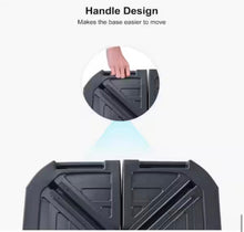 330 lbs. Water and Sand Filled Weighted Patio Umbrella Base in Black! (NEW IN BOX!)