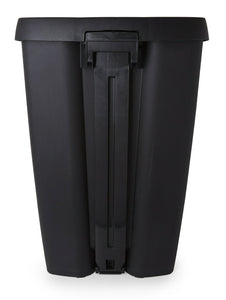 Umbra Brim 13 Gallon Trash Can with Lid - Large Kitchen Garbage Can with Stainless Steel Foot Pedal, Stylish and Durable, Black!! NEW OUT OF BOX!!