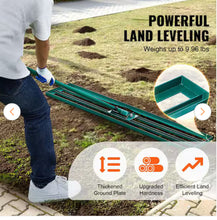 48 in. x 10 in. Lawn Leveling Rake, Heavy-Duty Tool with 78 in. Steel Handle for Garden, Golf Course and Farm- new