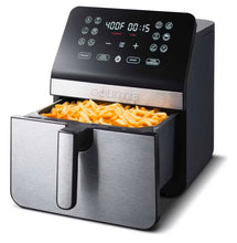 Gourmia 8qt Digital Air Fryer, with 12 One-Touch Functions & Guided Cooking - Stainless Steel!! NEW IN BOX!!