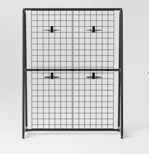 A-Frame Patio Decorative Screen Black 1.83'x5.41'x4.25' - Room Essentials! (NEW IN BOX)