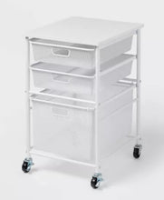 Brightroom Steel File Utility Cart White, Rolling Storage with Casters, Under Desk Organizer, Powder-Coated Steel!! NEW IN BOX!!