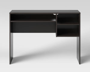 Room Essentials Student Writing Desk with Storage, Black!! NEW AND ASSEMBLED!!