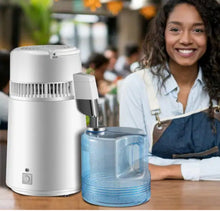 Skyhalo Pure Water Distiller 750W Fully Upgraded with Handle 1.1 Gal. /4L BPA Free Container Perfect for Home Use White! (NEW IN BOX)