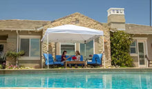 Everbilt 10 ft. x 10 ft. White Commercial Instant Canopy-Pop Up Tent (BRAND NEW) With  1 removable wall panel included