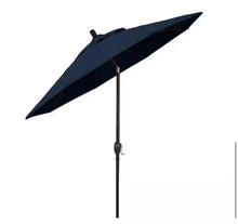 9 ft. Aluminum Push Tilt Patio Umbrella in Navy Blue Olefin! (NEW)