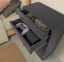 Oversized 5-Drawer Black Dressers Chest of Drawers with 2 Large Drawers 48.3 in. H x 31.6 in. W x 15.7 in. D! (NEW IN BOX!)