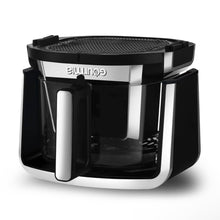 Gourmia 7-Qt. Fry ‘N Fold Digital Air Fryer with 10 Presets & Guided Cooking - Black: Stainless Steel, 1500W, Dishwasher-Safe!! NEW IN BOX!!