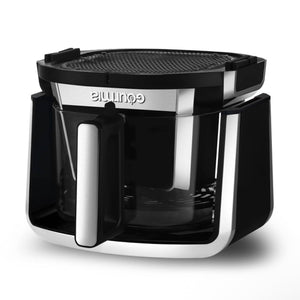 Gourmia 7-Qt. Fry ‘N Fold Digital Air Fryer with 10 Presets & Guided Cooking - Black: Stainless Steel, 1500W, Dishwasher-Safe!! NEW IN BOX!!