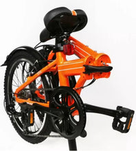 ZiZZO Via 7 Speed 20" Folding Cruiser Bike - Metallic Orange! (NEW & ASSEMBLED)