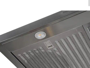 Vissani 30 in. 340 CFM Convertible Under Cabinet Range Hood in Stainless Steel with Electronic Touch Controls! (NEW IN BOX)
