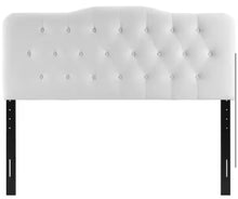 Annabel White Twin Diamond Tufted Performance Velvet Headboard! (NEW IN BOX)